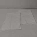 Juspurbet Pillow Cases - 2 Pack - Envelope Closure - Soft Brushed Microfiber Fabric - Shrinkage and Fade Resistant Pillow Covers 14X 24 Inches (White)