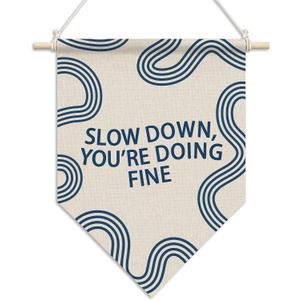 RUKUPA Inspirational Wall Art Decor Print Hanging Flag 11x15 Inch