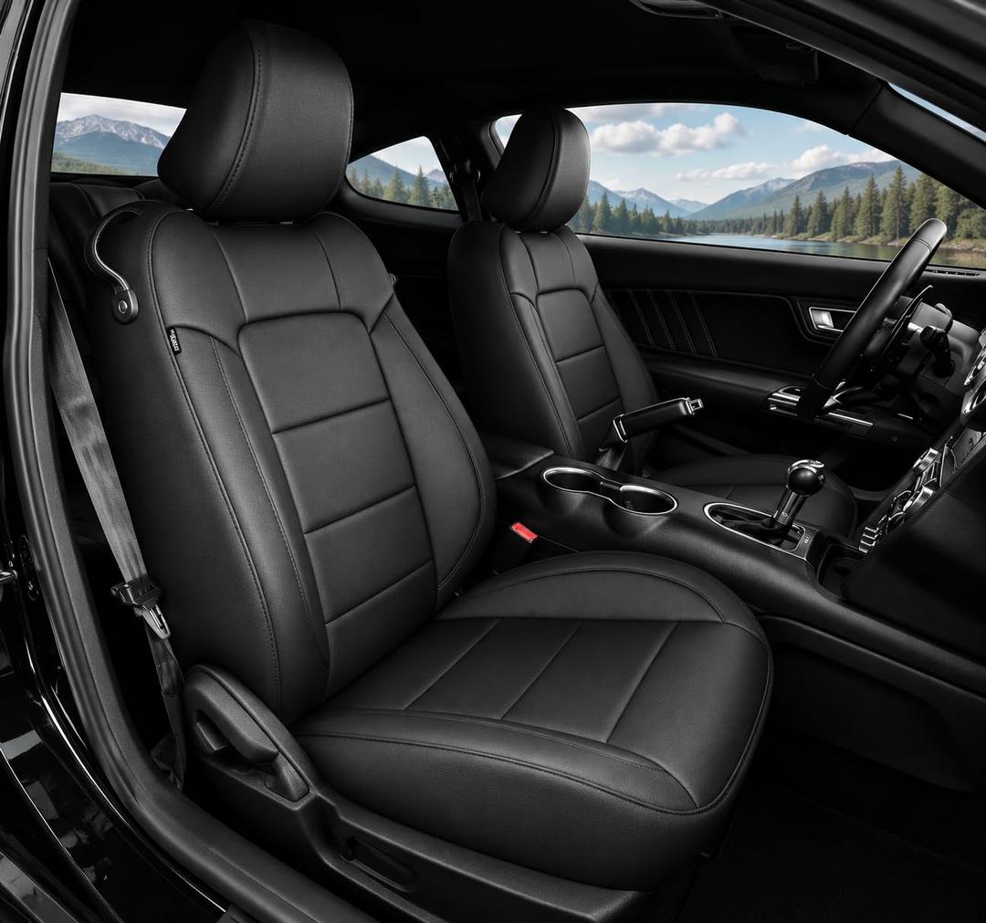 TTX LIGHTING Custom Fit Seat Covers for Ford Mustang 2015-2025,