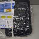 Dog Car Bed Mat, Non-Slip Backseat Extender Pet Blanket, Plaid Dog Bed for SUVs, Sedans & Trucks, Chew-Resistant Travel Pad for Dogs, Easy Clean & Scratch-Proof & Comfort (50"x24.6") Black