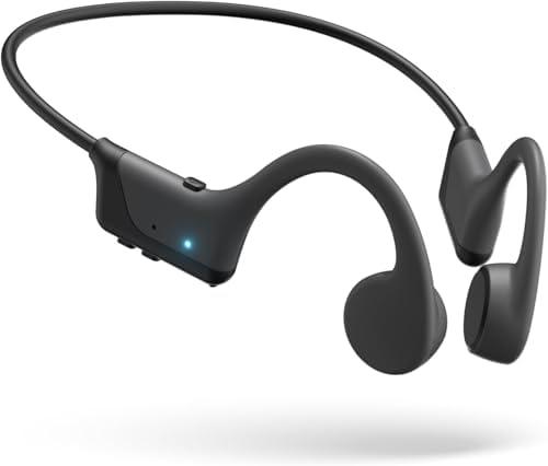 BAICLUD Bone Conduction Headphones, 2025 Upgrade Open-Ear Wireless Bluetooth Workout Headphones with Microphones, 8Hr Playtime, Waterproof Earphones for Sports, Running, Gym, Hiking, Cycling