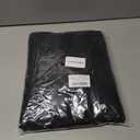 Black Hooded Cloak for Adult - Unisex Halloween Costume Vampire Witch Cape Wizard Robe Gothic Cosplay Cloak with Hood (Black, XXL)