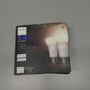 Philips Hue Smart 75W A19 LED Bulb - Soft Warm White Light - 2 Pack - 1100LM - E26 - Indoor - Control with Hue App - Works with Alexa, Google Assistant and Apple Homekit