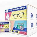 Lens Cleaning Wipes, 600 Count - Streak-Free Screen Cleaning Wipes for Glasses, Camera Lenses, Phone Screens & Electronics, Safe for Anti-Glare & Coated Lenses, Individually Wrapped
