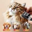 Professional Dog Grooming Clippers for Thick Coat - Dog Hair Trimmer for Grooming Kit- Sheep Shears for Thick Hair Pet Grooming Clippers for Dogs, Cats, Sheeps, Horse (Black)