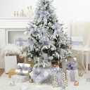 MAYREEL Dusty Purple Wired Ribbon 2.5 Inch Metallic Lavender Sheer Wire Ribbon for Easter's Day Christmas Tree Wreaths Bows Rustic Wedding Gift Wrapping Farmhouse Crafts 10 Yards