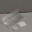 Clear Acrylic Floating Shelf, No Drill Adhesive Wall Shelf Set of 2 for Storage, Floating Shelves Damage-Free Expand Wall Space for Living Room, Office, Gaming Room, Bathroom