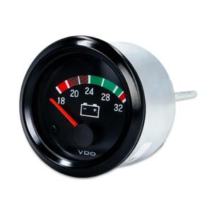52mm Voltage Gauge, 24V (18-32V) Digital LED Voltmeter and Volt Meter Universal for Car Marine Boat Automotive