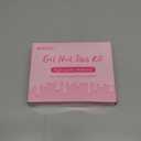 Misssix Medium Almond Gel Nail Tips Kit, 216Pcs Pre Etched Clear Fake Nails, Full Cover False Nail 9-in-1 Gel Glue and Portable Mini U V Nail Lamp for Women 12 Sizes