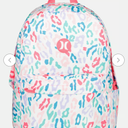 Hurley Kids Girl Printed Backpack 40 H x 28 L x 12 W cm, White