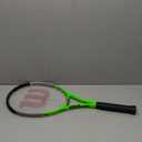 Wilson Blade Feel RXT 105 Tennis Racket, Aluminium, Head-Light (Grip-Heavy) Balance (Grip Size 3 - 4 3/8", Green/Grey)