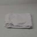  Hypoallergenic Quilted Plush and Breathable Mattress Topper Pad, Queen, White