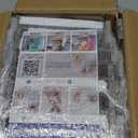 Acrylic Sign Holder 4x6, 16 Pack Clear Double Sided Clear Table Menu Vertical Display Stand Desktop Display Stand Paper Holder Table Sign Holder Suitable for Restaurants Office Store Show Fair