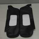 2Pcs Sun Visor Protector Cover PU Leather Sun Visor Cover Trim Replacement Cover for 1994-2004 (Black)