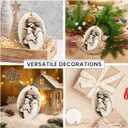 7 x Christian Christmas Ornaments 2026, Religious Gifts Idea for Women Friends Jesus and Lamb Double, Sided Ceramic Christmas Ornaments Holiday Keepsake Christian Gifts for Women Faith Catholic