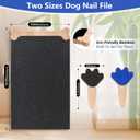 Falatier Dog Scratch Board Large Scratching Pad Multi-Functional Trimming Tool Alternative to Dog Nail Clippers and Pet Grinders Pet Nails Care for Dogs&Cats,Interactive Grooming Tool