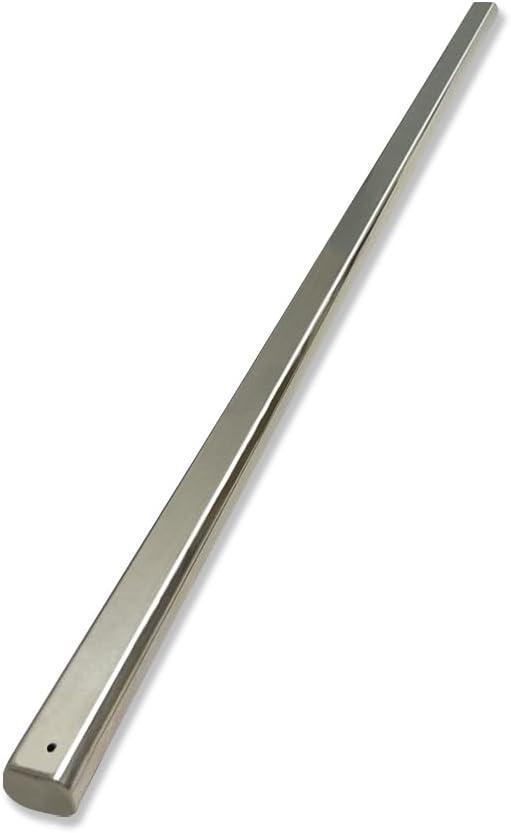 Chrome 3/4" DD Steering Shaft 18" Length 0.75" Diameter Universal