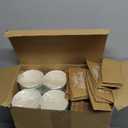 Mimorou 120 Pack Christmas Coffee Cups with Lids and Sleeves, 12 oz Disposable Paper Holiday Party Cups Printed with Snowflakes, Christmas Trees, Stripes and Polka Dots for Xmas Party Supplies