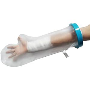 100% Waterproof Cast Cover for Shower Arm Kids, Fits Teenagers, Reusable Half Arm Cast Protector - Watertight Protection for Wound Hands, Wrists, Arms (18.50 in / 47 cm Length)