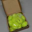 Simgoing 15 Pcs Tennis Senior Night Keychain Gift Bulk Mini Plush Ball Prizes Funny Sports Players Team Party Favors Gifts for Group (Yellow Green)