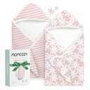 Momcozy Baby Towel with Hooded - Ultra Soft & Absorbent Large Bath Towel Set for Comfort & Gentle on Baby's Skin - Shower Gift & Bath Essential & Baby Registry Search for Newborn,Infant,Toddler,Kids