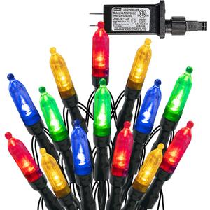 Dazzle Bright 200 LED Christmas Mini String Lights, 65FT Connectable Waterproof 8 Modes Fairy Lights for Indoor Outdoor Patio Garden Holiday Party Decorations (Multi-Colored)