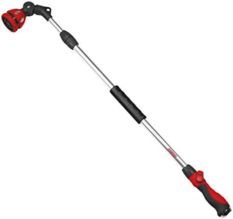 Chapin International 4673 10 Pattern Rotatable Nozzle and 39 to 56 inches Extension Telescoping Watering Wand, Black/Red, 39-56 inches