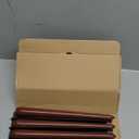 CANDWAX 10 inch Candlesticks - Set of 3 Dripless Tapered Candles - Brown Candles for Home Decor