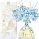 COCORRNA Reed Diffuser - 8.5 Oz Cashmere Vanilla Reed Diffuser with 8 Sticks for Home Bathroom Shelf Decor (Simple Luxe Collection)