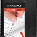 AT-A-GLANCE 2026 Planner, Weekly, 3-1/2 x 6", Pocket Size, Hourly, DayMinder, Black (G2500026)