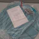 LZRS Round Adirondack Patio Side Table End Table, Outdoor Side Tables for Patio, Backyard,Pool, Indoor Companion, Easy Maintenance & Weather Resistant(Turquoise)