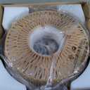 18" Boho Woven Chandelier 4-Light Rattan Pendant Light Fixture, Trapezoid-17.7''-V