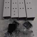 2025 Up-Grade 4 Pack Carbon Steel Dorm Bed Riser 2.39" Diameter Metal Bed Riser Tall Bed Riser for Dorm Wooden Bed Frame Table Adjust Height 3.2", 5.1", 8.1",11.2" (for Bed Leg 1.5-2.3")