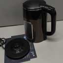 Mecity Electric Kettle 1.7L Touch Screen Temperature Control Water Boiler, No Plastic Contact with Water. 6 Preset Temperature Programs, 2 Hours Keep Warm, Dark Grey