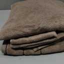Lavish Home 6 Piece Bathroom Towels Set - 525GSM 100% Cotton Bathroom Essentials - 2 Bath Sheets, 2 Hand Towels, and 2 Wash Cloths for Bath, Shower, Gym, Spa, and Dorm Room (Taupe) 54"L x 27"W