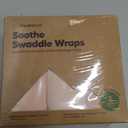 3-Pack Organic Baby Swaddle Sleep Sacks - Swaddles for Newborns, Infant 0-3 Months, Baby Girls, Boys, Soft & Snug Newborn Sleep Sack, Nursery Swaddling Blankets (Blossom, XS)