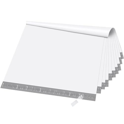 Fuxury Extra Large Poly Mailers 24x36" 50 Pcs, 2.5mil Bulk Heavy Duty Shipping Bags for Clothing, Strong Adhesive Shipping Envelopes for Small Business Supplier, XL Poly Mailing Envelopes White