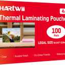 100Pack Legal Size Laminating Sheets 4Mil-8.5"x14" (9x14.5) Laminating Pouches No Bubble Thermal Laminating Sheets for Documents, Menus, Certificates & School/Office Use