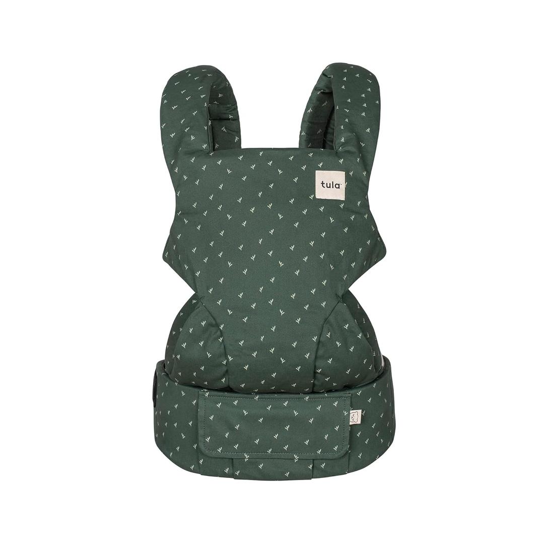 Baby Tula Explore Cotton Baby Carrier 7  45 lb, Adjustable Newborn to Toddler Carrier, Multiple Ergonomic Positions Front and Back, Soft and Supportive  Tula Coast, Seedling