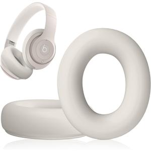 Silicone Case Compatible with Beats Studio Pro, Silicone Ear Pads Cover Protector Headband Cover, Anti-Scratch, Washable Protective Cover for Beats Studio Pro Ear Pads - Apricot