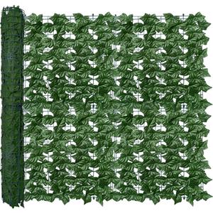 ODTORY Artificial Ivy Privacy Fence Wall Screen,40X120 in UV-Anti Faux Greenery Backdrop Ivy Vine Leaf Hedges Fence Panels for Patio, Balcony, Garden, Backyard Indoor Outdoor Green Wall Decor