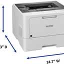 Brother HL-L5210DW Business Monochrome Laser Printer with Duplex Printing, Versatile PaperHandling, Wireless and Gigabit Ethernet Networking, and Mobile Printing, Works with Alexa