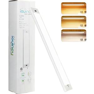 iQuincy 24 Inch Under Cabinet Lights Plug in, Hand Wave Sensor Under Cabinet Lighting for Kitchen Sink, Office Desk, Workbench, 5 CCT Dimmable Under Counter Lighting, Under Cabinet Task Lighting 600LM