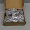 16 Pcs Bar Bartender Strainer Stainless Steel Drink Cocktail Strainers Silver Shaker Ice Bar Shelf or Bartenders Mixologists Drinking Water Filtering