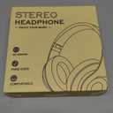 Kewlix Hi-Fi Stereo Wireless Headphone Active Noise Cancellation Bluetooth 5.3 Headset with Detachable Microphone Ultra Comfortable and Full Ear Coverage Lightweight Foldable Earphone (Beige)