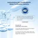 GLACIER FRESH Replacement for RPWFE, RPWF (Built-in CHIP) Refrigerator Water Filter, Compatible with GFE28GYNFS, GFE28GELDS, PFE28KELDS, PFE28KYNFS, GFD28GELDS, PWE23KELDS, PWE23KMKES, 1 Pack