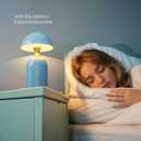 HOMY New Blue Pure Craft Desk lamp Indoor Home Improvement Lighting Outdoor Camping Atmosphere Lamp Nightlight LED Bedroom, Living Room, Home Office, Patio, Bathroom, Dining Table