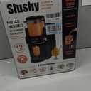 Slushie Machine, Ice Cream Maker, Slushy Machine for Home and Families, No ice needed with Rapid Chill & Temperature Control, Multi-function for Margarita, Frapp, Easy to Clean, Black