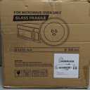 12" LG Microwave Glass Plate 3390W1A044B 3390W1G004 Compatible With GE Microwave Glass Plate Replacement WB49X10021 WB49X10157 (12" Flat Bottom)