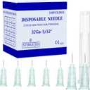 Disposable Luer Lock Needle 32Ga 4mm 100Pack(32Ga-4mm)